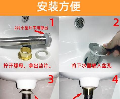 洗脸盆水管堵塞如何疏通图解 (图1)