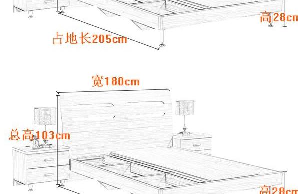 酒店双人床尺寸一般是多少图片 (图3)
